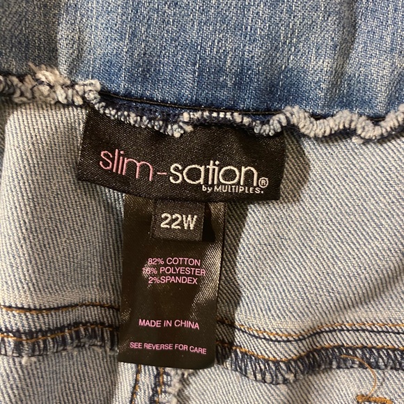 Slim-Sation Jean Ankle Pants. 22W (EA) - Picture 7 of 12